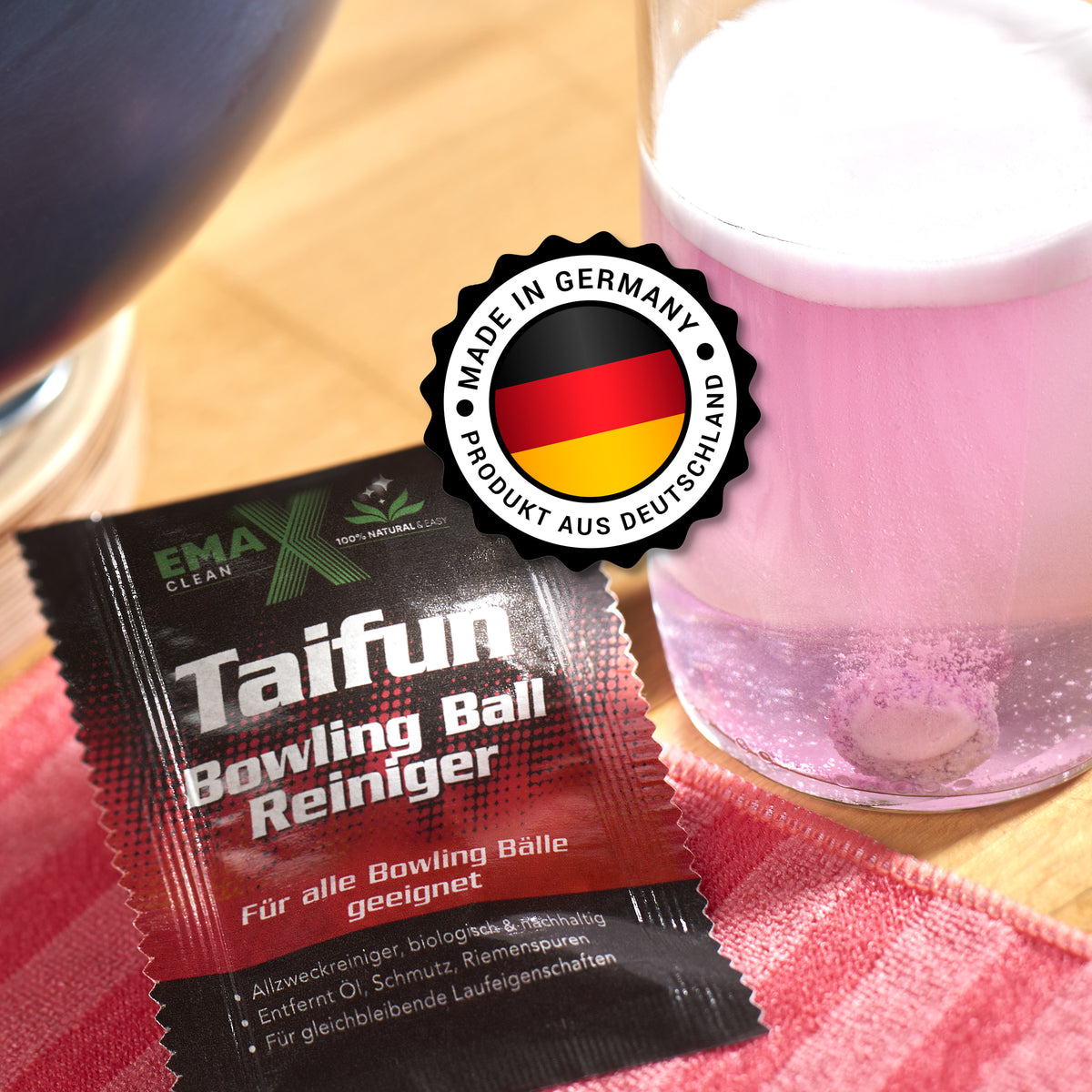 Taifun Clean EMAX Clean - Nachhaltige Bowling Ball Reinigungslösungen – Emax-Clean